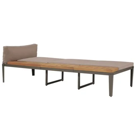 Liege mit Kissen aus massivem braunem Akazienholz von vidaXL, Liegen - Ref: Foro24-44249, Preis: 173,47 €, Rabatt: %