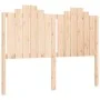 Double bed frame with solid wood headboard by , Beds and slatted bases - Ref: Foro24-3192271, Price: 166,13 €, Discount: %
