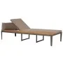 Liege mit Kissen aus massivem braunem Akazienholz von vidaXL, Liegen - Ref: Foro24-44249, Preis: 173,47 €, Rabatt: %