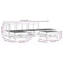 Gartenmöbel-Set 6-teilig aus massivem weißem Kiefernholz von , Gartensets - Ref: Foro24-3186306, Preis: 327,39 €, Rabatt: %
