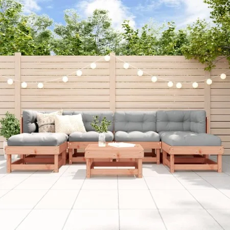 Gartenmöbel-Set 7-teilig aus Massivholz Douglasie von , Gartensets - Ref: Foro24-3186359, Preis: 346,41 €, Rabatt: %