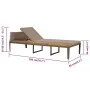 Liege mit Kissen aus massivem braunem Akazienholz von vidaXL, Liegen - Ref: Foro24-44249, Preis: 173,47 €, Rabatt: %