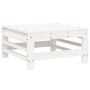 Gartensofa-Set 5-teilig aus massivem weißem Kiefernholz von , Gartensets - Ref: Foro24-3186558, Preis: 312,93 €, Rabatt: %