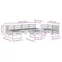 Gartengarnitur 8-teilig Massivholz Kiefer Weiß von , Gartensets - Ref: Foro24-3186579, Preis: 519,80 €, Rabatt: %
