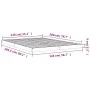 Estructura de cama madera maciza de pino 140x200 cm de , Camas y somieres - Ref: Foro24-823444, Precio: 104,68 €, Descuento: %