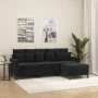 3-Sitzer-Sofa mit schwarzem Samthocker 180 cm von , Sofas - Ref: Foro24-3201112, Preis: 303,54 €, Rabatt: %