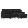 3-Sitzer-Sofa mit schwarzem Samthocker 180 cm von , Sofas - Ref: Foro24-3201112, Preis: 303,54 €, Rabatt: %