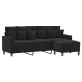 3-Sitzer-Sofa mit schwarzem Samthocker 180 cm von , Sofas - Ref: Foro24-3201112, Preis: 303,54 €, Rabatt: %