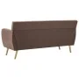 Sofá de 3 plazas tapizado de tela marrón 172x70x82 cm de , Sofás - Ref: Foro24-247126, Precio: 388,46 €, Descuento: %