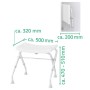 RIDDER Klappbarer Badezimmerhocker 110 kg weiß A0050301 von RIDDER, Duschsitze und Bänke - Ref: Foro24-421602, Preis: 75,66 €...