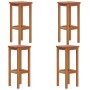 Küchenbarhocker 4 Einheiten aus massivem Akazienholz von , Gartenstühle - Ref: Foro24-3115989, Preis: 192,45 €, Rabatt: %