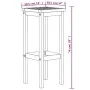 Küchenbarhocker 4 Einheiten aus massivem Akazienholz von , Gartenstühle - Ref: Foro24-3115989, Preis: 180,50 €, Rabatt: %