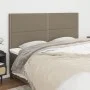 Headboards 4 units of taupe gray fabric 100x5x78/88 cm by , Headboards and footboards - Ref: Foro24-3116218, Price: 91,44 €, ...