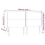 Kopfteile 4 Einheiten aus dunkelgrauem Stoff 90x5x78/88 cm von , Kopf- und Fußteile - Ref: Foro24-3116207, Preis: 87,80 €, Ra...