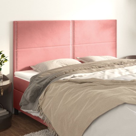 Kopfteile 4 Einheiten aus rosa Samt 80x5x78/88 cm von , Kopf- und Fußteile - Ref: Foro24-3116251, Preis: 100,43 €, Rabatt: %