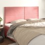 Kopfteile 4 Einheiten aus rosa Samt 80x5x78/88 cm von , Kopf- und Fußteile - Ref: Foro24-3116251, Preis: 100,43 €, Rabatt: %