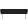 Kopfteil aus schwarzem Stoff, 203 x 23 x 78/88 cm von , Kopf- und Fußteile - Ref: Foro24-3117028, Preis: 64,80 €, Rabatt: %