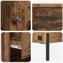 Aparador alto 2 pcs Madera envejecida Madera de ingeniería en Aparadores | Comprar online en Foro24