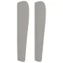 Headboard with light gray fabric ears 83x23x118/128 cm by , Headboards and footboards - Ref: Foro24-3117790, Price: 61,76 €, ...