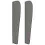 Kopfteil mit dunkelgrauen Stoffohren 93x23x118/128 cm von , Kopf- und Fußteile - Ref: Foro24-3117799, Preis: 64,70 €, Rabatt: %