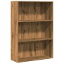Estantería de madera de ingeniería roble artisian 80x30x114 cm en Librerías y estanterías | Comprar online en Foro24
