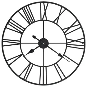 Vintage Wanduhr Quarzwerk Metall 80 cm XXL von vidaXL, Wanduhren - Ref: Foro24-50644, Preis: 112,69 €, Rabatt: %