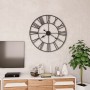Reloj de pared vintage movimiento cuarzo metal 80 cm XXL de vidaXL, Relojes de pared - Ref: Foro24-50644, Precio: 93,70 €, De...