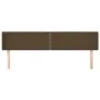 Dark gray fabric headboard 163x16x78/88 cm by , Headboards and footboards - Ref: Foro24-3118637, Price: 54,55 €, Discount: %