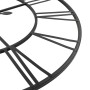Reloj de pared vintage movimiento cuarzo metal 80 cm XXL de vidaXL, Relojes de pared - Ref: Foro24-50644, Precio: 93,70 €, De...