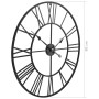 Reloj de pared vintage movimiento cuarzo metal 80 cm XXL de vidaXL, Relojes de pared - Ref: Foro24-50644, Precio: 93,70 €, De...
