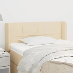 Cabecero de tela color crema 83x16x78/88 cm de , Cabeceros y pies de cama - Ref: Foro24-3118747, Precio: 47,50 €, Descuento: %