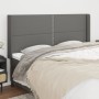 Kopfteil mit dunkelgrauen Stoffohren 163x16x118/128 cm von , Kopf- und Fußteile - Ref: Foro24-3119447, Preis: 107,80 €, Rabat...