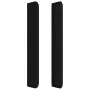 Headboard with black fabric ears 203x16x118/128 cm by , Headboards and footboards - Ref: Foro24-3119464, Price: 106,89 €, Dis...