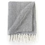 Navy blue cotton herringbone blanket 220x250 cm by vidaXL, Blankets - Ref: Foro24-245323, Price: 45,68 €, Discount: %