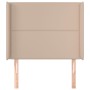 Kopfteil mit Ohren, Cappuccino-Kunstleder, 93 x 16 x 118/128 cm von , Kopf- und Fußteile - Ref: Foro24-3119523, Preis: 72,50 ...