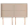 Headboard with ears cappuccino synthetic leather 147x16x118/128 cm by , Headboards and footboards - Ref: Foro24-3119535, Pric...