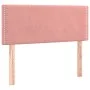 LED-Kopfteil aus rosa Samt, 90 x 5 x 78/88 cm von , Kopf- und Fußteile - Ref: Foro24-3121513, Preis: 47,65 €, Rabatt: %