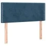 LED-Kopfteil aus blauem Samt, 100 x 5 x 78/88 cm von , Kopf- und Fußteile - Ref: Foro24-3121518, Preis: 48,90 €, Rabatt: %