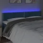 Dunkelbraunes Samtkopfteil mit LED 160x5x78/88 cm von , Kopf- und Fußteile - Ref: Foro24-3121530, Preis: 62,33 €, Rabatt: %