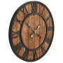 Vintage wall clock quartz movement wood metal 60 cm XXL by vidaXL, Wall clocks - Ref: Foro24-50646, Price: 76,91 €, Discount: %