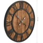 Vintage wall clock quartz movement wood metal 60 cm XXL by vidaXL, Wall clocks - Ref: Foro24-50646, Price: 76,91 €, Discount: %