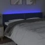 Cabecero con LED de tela azul 183x16x78/88 cm de , Cabeceros y pies de cama - Ref: Foro24-3123116, Precio: 63,10 €, Descuento: %