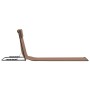 Folding beach mats 2 units steel and brown fabric by vidaXL, Loungers - Ref: Foro24-44331, Price: 40,78 €, Discount: %
