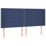 Kopfteil aus blauem Stoff mit LED 183x16x118/128 cm von , Kopf- und Fußteile - Ref: Foro24-3123928, Preis: 105,94 €, Rabatt: %
