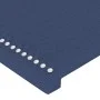 Kopfteil aus blauem Stoff mit LED 183x16x118/128 cm von , Kopf- und Fußteile - Ref: Foro24-3123928, Preis: 105,94 €, Rabatt: %