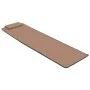 Folding beach mats 2 units steel and brown fabric by vidaXL, Loungers - Ref: Foro24-44331, Price: 48,58 €, Discount: %
