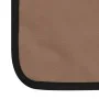 Folding beach mats 2 units steel and brown fabric by vidaXL, Loungers - Ref: Foro24-44331, Price: 48,58 €, Discount: %