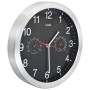 Quartz wall clock hygrometer and thermometer 30 cm black by vidaXL, Wall clocks - Ref: Foro24-50624, Price: 29,21 €, Discount: %