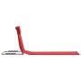 Estera de playa plegable 2 unidade acero y tela rojo de vidaXL, Tumbonas - Ref: Foro24-44329, Precio: 44,59 €, Descuento: %