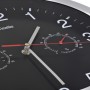 Quartz wall clock hygrometer and thermometer 30 cm black by vidaXL, Wall clocks - Ref: Foro24-50624, Price: 29,21 €, Discount: %